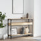 vidaXL Console Table with Shelf Sonoma Oak 100x29x75cm Engineered Wood