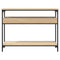 vidaXL Console Table with Shelf Sonoma Oak 100x29x75cm Engineered Wood
