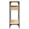 vidaXL Console Table with Shelf Sonoma Oak 100x29x75cm Engineered Wood