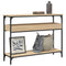 vidaXL Console Table with Shelf Sonoma Oak 100x29x75cm Engineered Wood