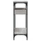 vidaXL Console Table with Shelf Grey Sonoma 100x29x75cm Engineered Wood