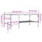 vidaXL Coffee Table with Rack Sonoma Oak 100x51x40 cm Engineered Wood