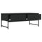 vidaXL Coffee Table Black 101x49x39.5 cm Engineered Wood