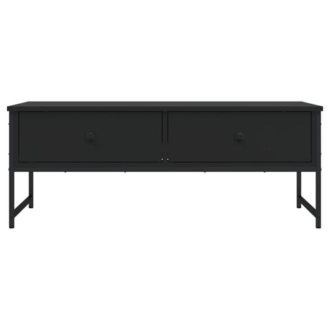 vidaXL Coffee Table Black 101x49x39.5 cm Engineered Wood