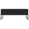 vidaXL Coffee Table Black 101x49x39.5 cm Engineered Wood