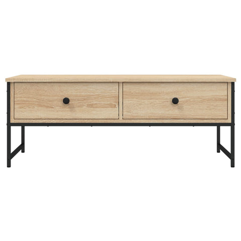 vidaXL Coffee Table Sonoma Oak 101x49x39.5 cm Engineered Wood