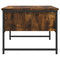vidaXL Coffee Table Smoked Oak 101x49x39.5 cm Engineered Wood