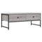 vidaXL Coffee Table Grey Sonoma 101x49x39.5 cm Engineered Wood