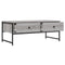 vidaXL Coffee Table Grey Sonoma 101x49x39.5 cm Engineered Wood