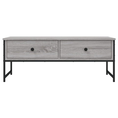 vidaXL Coffee Table Grey Sonoma 101x49x39.5 cm Engineered Wood