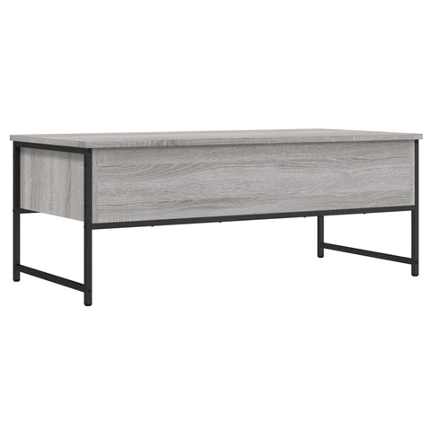 vidaXL Coffee Table Grey Sonoma 101x49x39.5 cm Engineered Wood