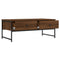 vidaXL Coffee Table Brown Oak 101x49x39.5 cm Engineered Wood
