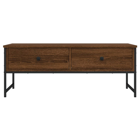 vidaXL Coffee Table Brown Oak 101x49x39.5 cm Engineered Wood