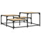 vidaXL Coffee Table Sonoma Oak 87.5x87.5x40 cm Engineered Wood