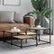 vidaXL Coffee Table Sonoma Oak 87.5x87.5x40 cm Engineered Wood