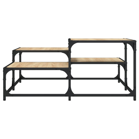 vidaXL Coffee Table Sonoma Oak 87.5x87.5x40 cm Engineered Wood
