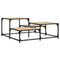 vidaXL Coffee Table Sonoma Oak 87.5x87.5x40 cm Engineered Wood