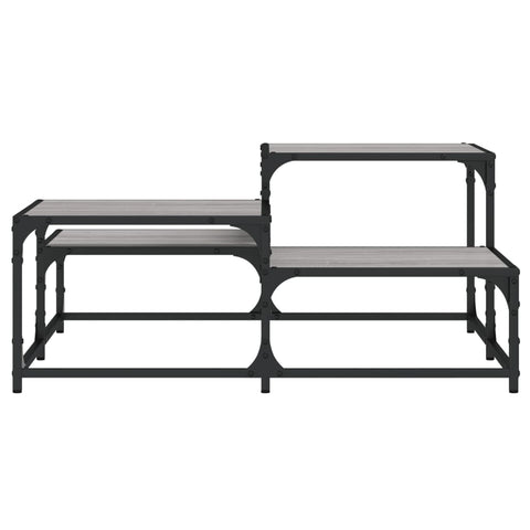 vidaXL Coffee Table Grey Sonoma 87.5x87.5x40 cm Engineered Wood