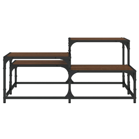 vidaXL Coffee Table Brown Oak 87.5x87.5x40 cm Engineered Wood