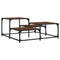 vidaXL Coffee Table Brown Oak 87.5x87.5x40 cm Engineered Wood