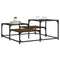 vidaXL Coffee Table Brown Oak 87.5x87.5x40 cm Engineered Wood