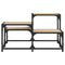 vidaXL Coffee Table Sonoma Oak 68x68x40 cm Engineered Wood