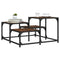 vidaXL Coffee Table Brown Oak 68x68x40 cm Engineered Wood