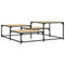 vidaXL Coffee Table Sonoma Oak 107x107x40 cm Engineered Wood