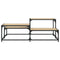 vidaXL Coffee Table Sonoma Oak 107x107x40 cm Engineered Wood