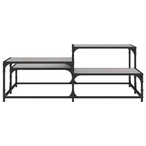 vidaXL Coffee Table Grey Sonoma 107x107x40 cm Engineered Wood