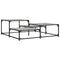 vidaXL Coffee Table Grey Sonoma 107x107x40 cm Engineered Wood