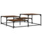 vidaXL Coffee Table Brown Oak 107x107x40 cm Engineered Wood