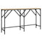 vidaXL Console Table Sonoma Oak 140x29x75 cm Engineered Wood