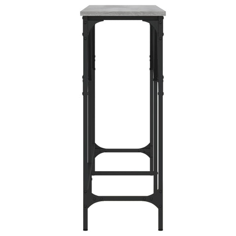 vidaXL Console Table Grey Sonoma 140x29x75 cm Engineered Wood