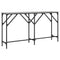 vidaXL Console Table Grey Sonoma 140x29x75 cm Engineered Wood