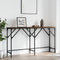 vidaXL Console Table Brown Oak 140x29x75 cm Engineered Wood