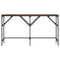 vidaXL Console Table Brown Oak 140x29x75 cm Engineered Wood