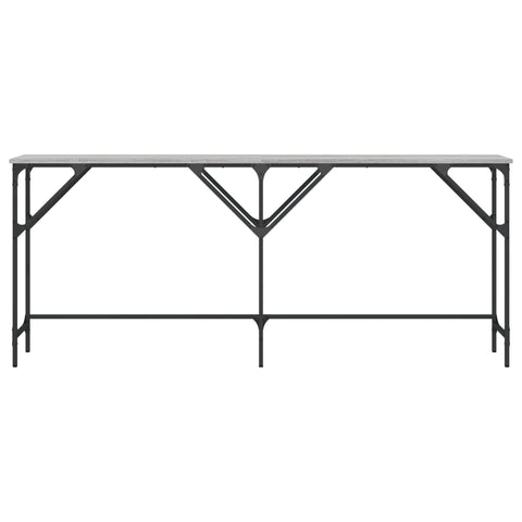 vidaXL Console Table Grey Sonoma 180x29x75 cm Engineered Wood