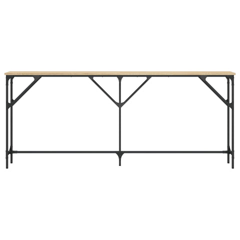 vidaXL Console Table Sonoma Oak 180x23x75 cm Engineered Wood