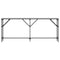 vidaXL Console Table Grey Sonoma 180x23x75 cm Engineered Wood