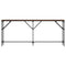 vidaXL Console Table Brown Oak 180x23x75 cm Engineered Wood