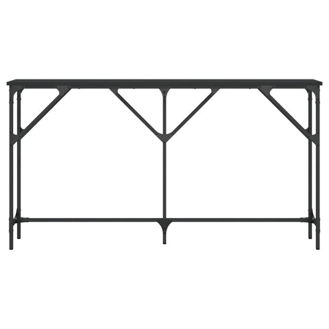 vidaXL Console Table Black 140x23x75 cm Engineered Wood
