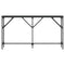 vidaXL Console Table Black 140x23x75 cm Engineered Wood