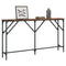 vidaXL Console Table Smoked Oak 140x23x75 cm Engineered Wood