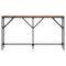 vidaXL Console Table Smoked Oak 140x23x75 cm Engineered Wood