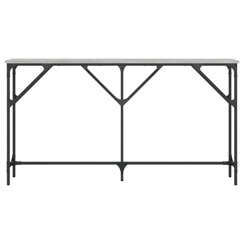 vidaXL Console Table Grey Sonoma 140x23x75 cm Engineered Wood