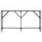 vidaXL Console Table Grey Sonoma 140x23x75 cm Engineered Wood