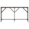 vidaXL Console Table Brown Oak 140x23x75 cm Engineered Wood