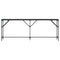 vidaXL Console Table Black 200x29x75 cm Engineered Wood
