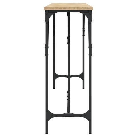 vidaXL Console Table Sonoma Oak 200x29x75 cm Engineered Wood